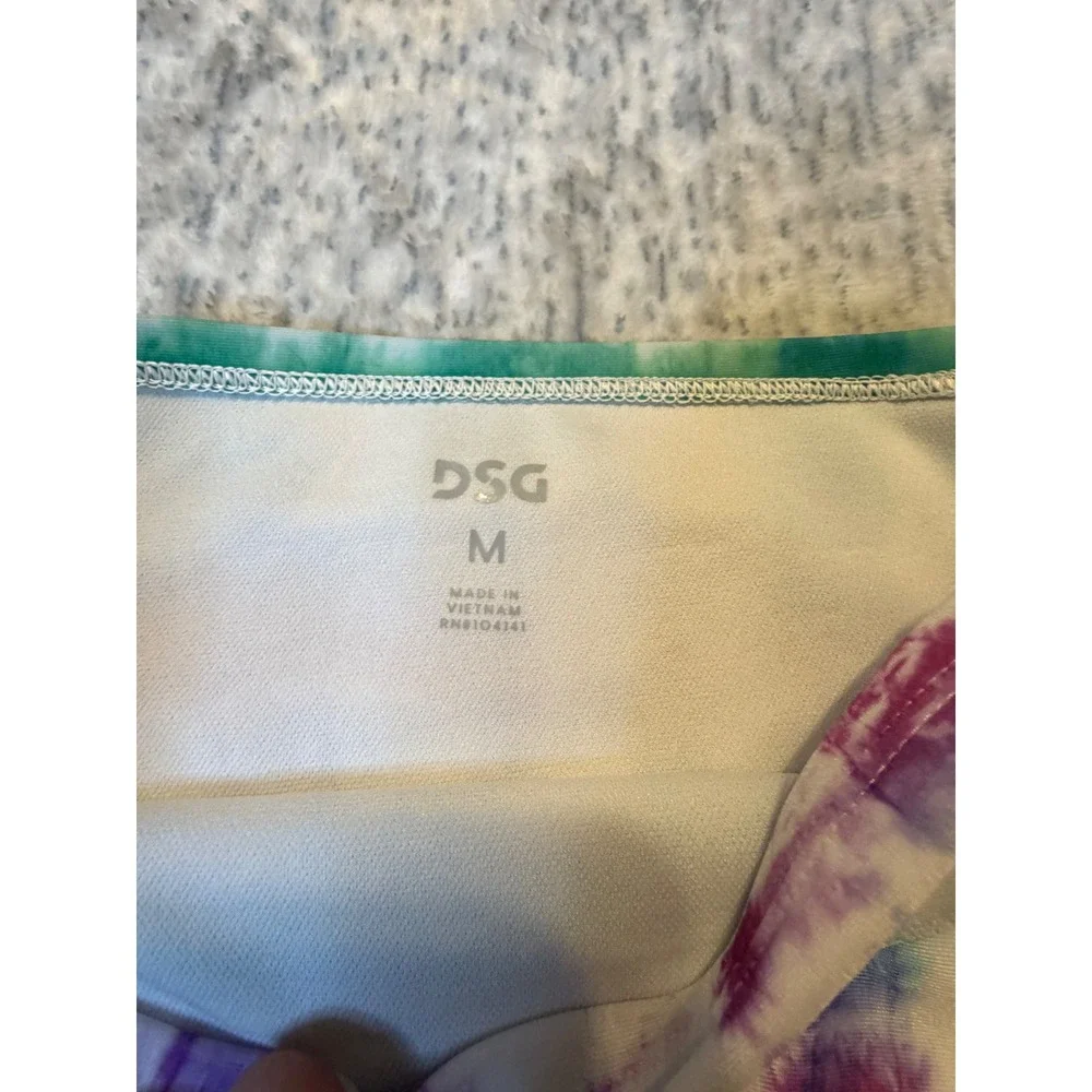 DSG Girls High Waisted Bikini Bottom Tide‎ Dye Multi Size M NWT